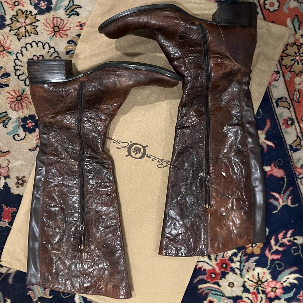 Born Brown Heeled Boots